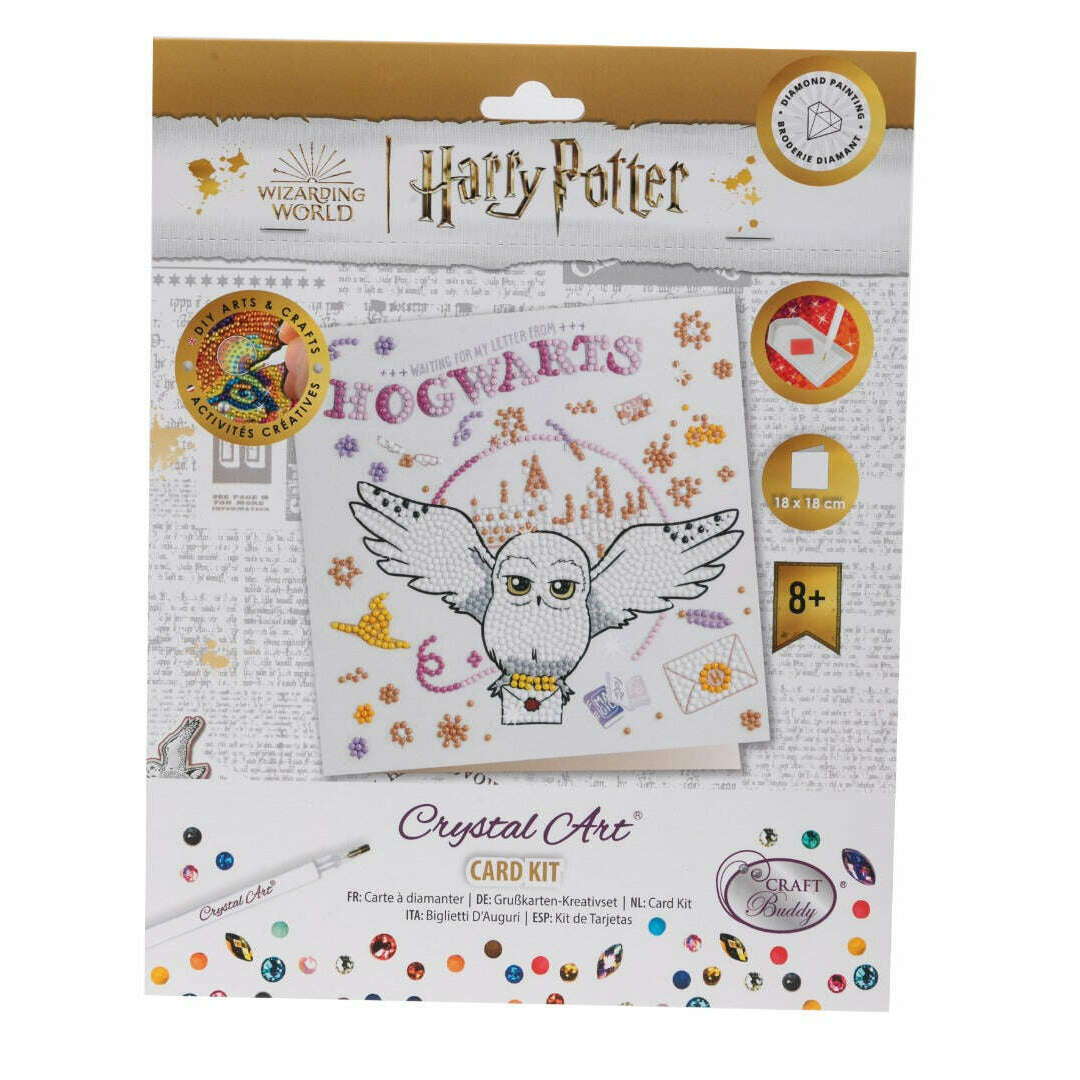 Toys N Tuck:Crystal Art Harry Potter Card Kit - Hedwig,Harry Potter