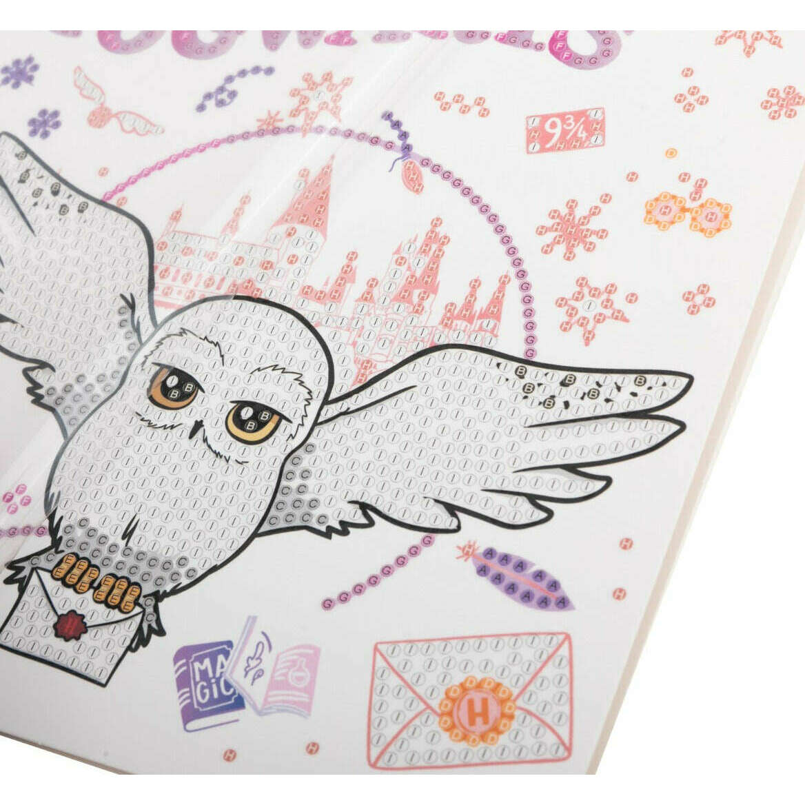 Toys N Tuck:Crystal Art Harry Potter Card Kit - Hedwig,Harry Potter
