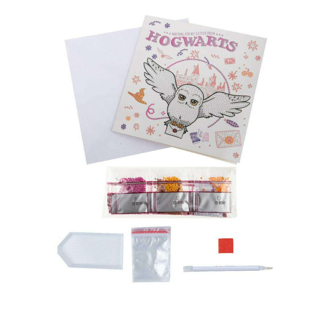 Toys N Tuck:Crystal Art Harry Potter Card Kit - Hedwig,Harry Potter