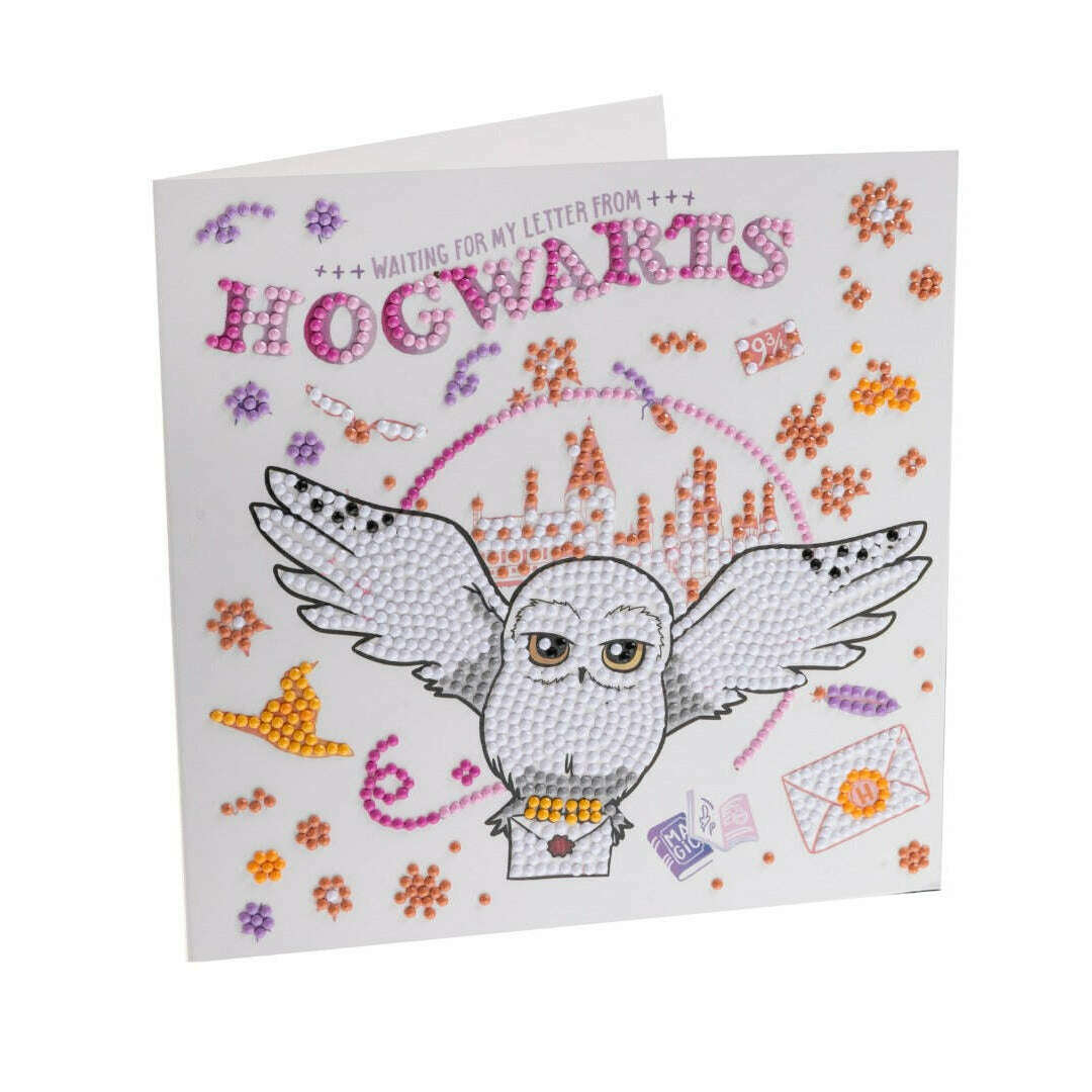 Toys N Tuck:Crystal Art Harry Potter Card Kit - Hedwig,Harry Potter