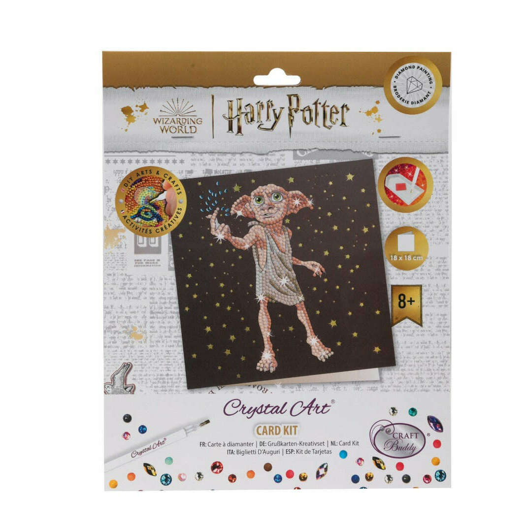 Toys N Tuck:Crystal Art Harry Potter Card Kit - Dobby,Harry Potter