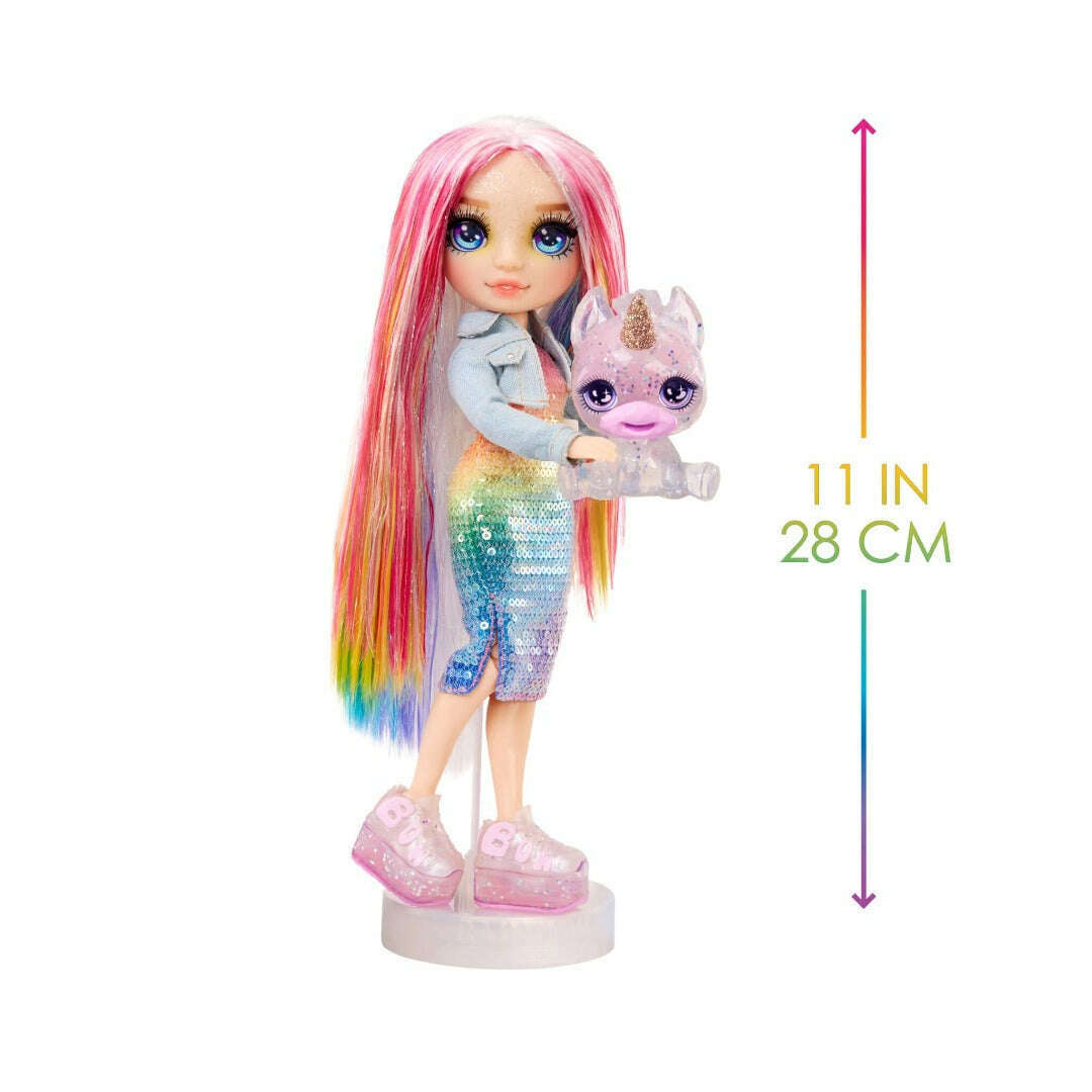 Toys N Tuck:Rainbow High Amaya Raine with Sparkle Slime & Pet,Rainbow High