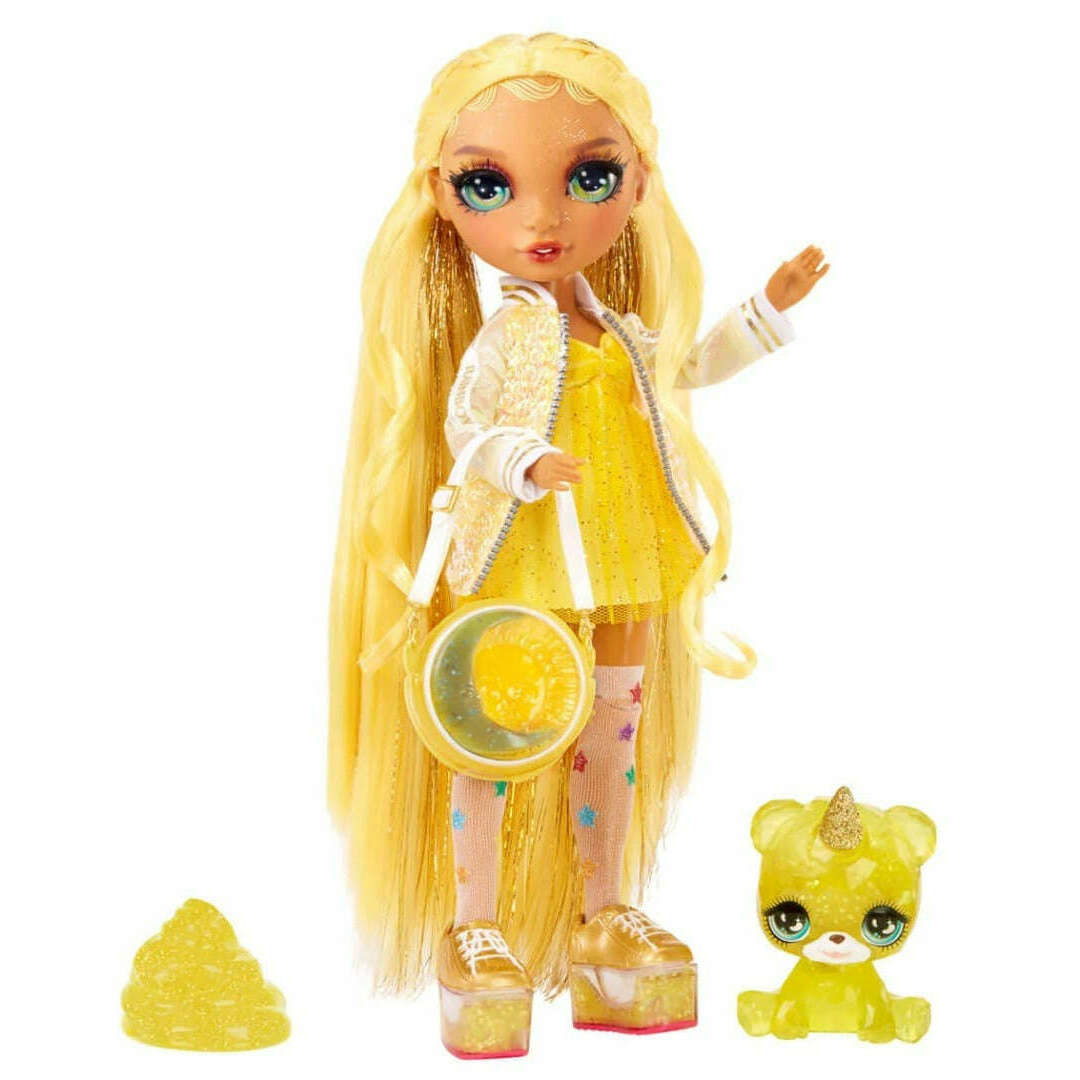 Toys N Tuck:Rainbow High Sunny Madison with Sparkle Slime & Pet,Rainbow High