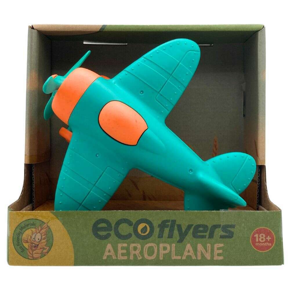 Toys N Tuck:Eco Flyers Bioplastic 18cm Aeroplane,Eco Flyers