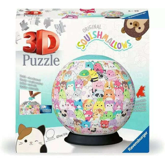 Toys N Tuck:Ravensburger 3D 73pc Puzzle Ball Squishmallows,Squishmallows