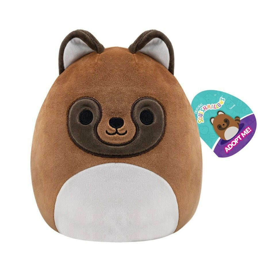 Toys N Tuck:Squishmallows Adopt Me! 8 Inch Plush - Tanuki,Adopt Me!