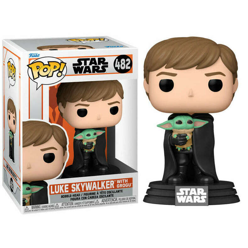 Toys N Tuck:Pop Vinyl - Star Wars - Luke Skywalker With Grogu 482,Star Wars