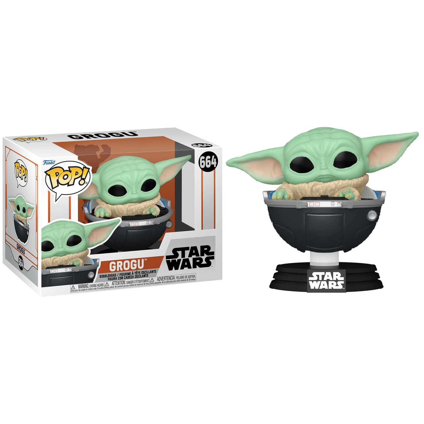 Toys N Tuck:Pop Vinyl - Star Wars - Grogu 664,Star Wars