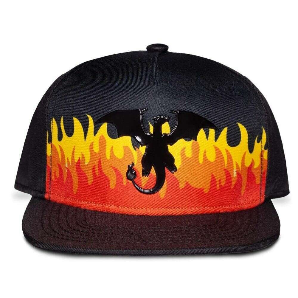 Toys N Tuck:Difuzed Pokemon Charizard Snapback Cap,Pokemon