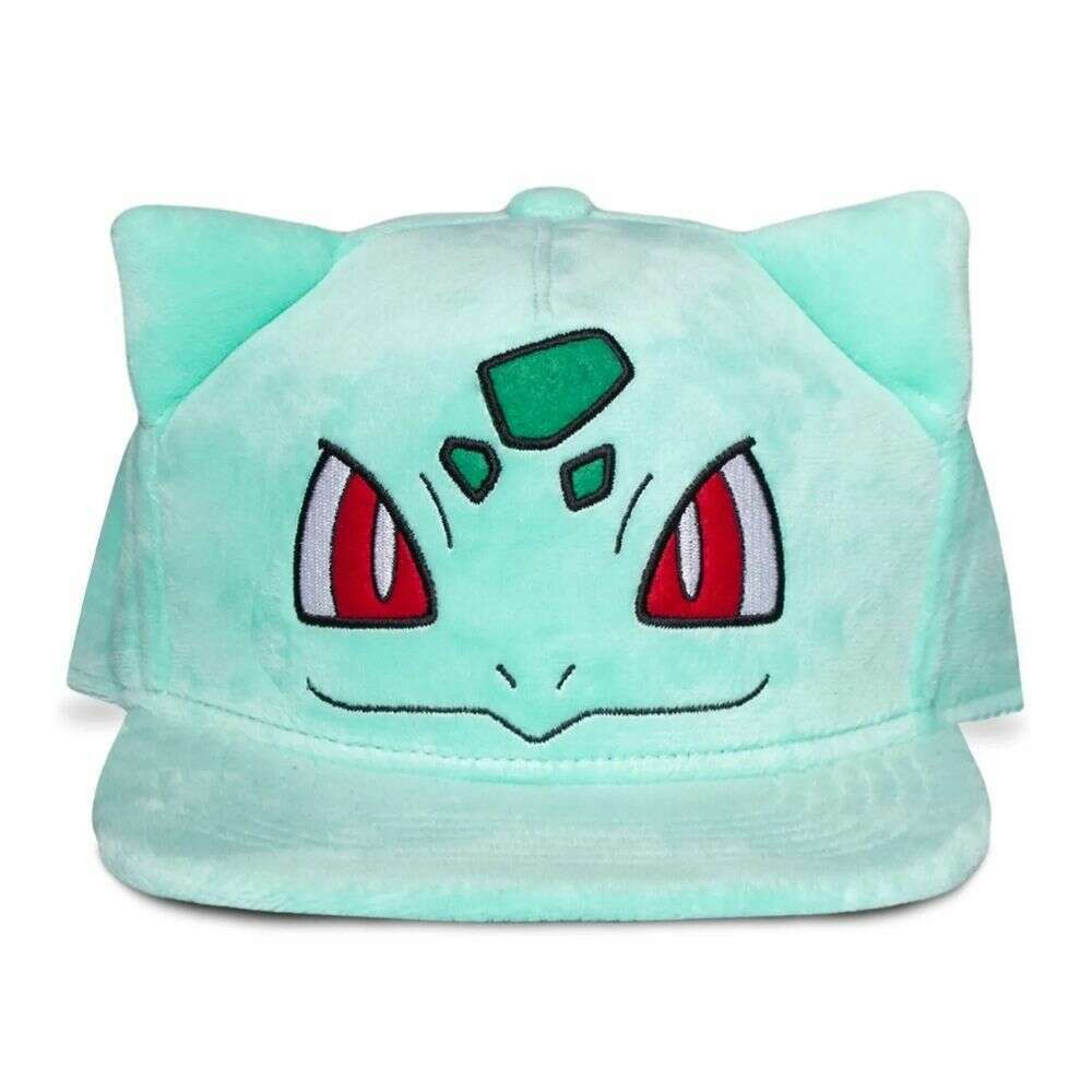 Toys N Tuck:Difuzed Pokemon Bulbasaur Plush Cap,Pokemon