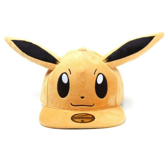 Toys N Tuck:Difuzed Pokemon Eevee Plush Cap,Pokemon