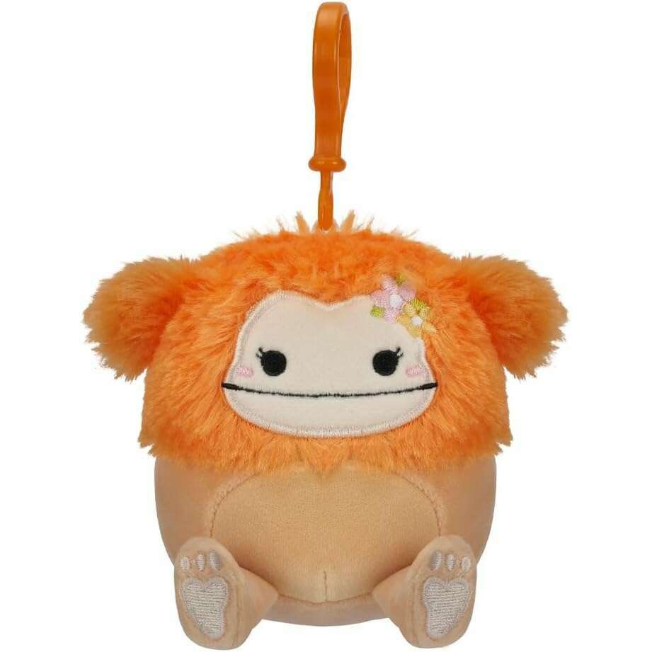 Toys N Tuck:Squishmallows 3.5 Inch Clip-on Plush - Shasta The Bigfoot,Squishmallows