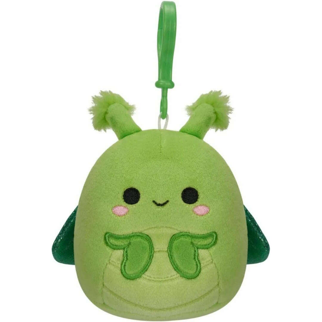 Toys N Tuck:Squishmallows 3.5 Inch Clip-on Plush - Trenton The Praying Mantis,Squishmallows