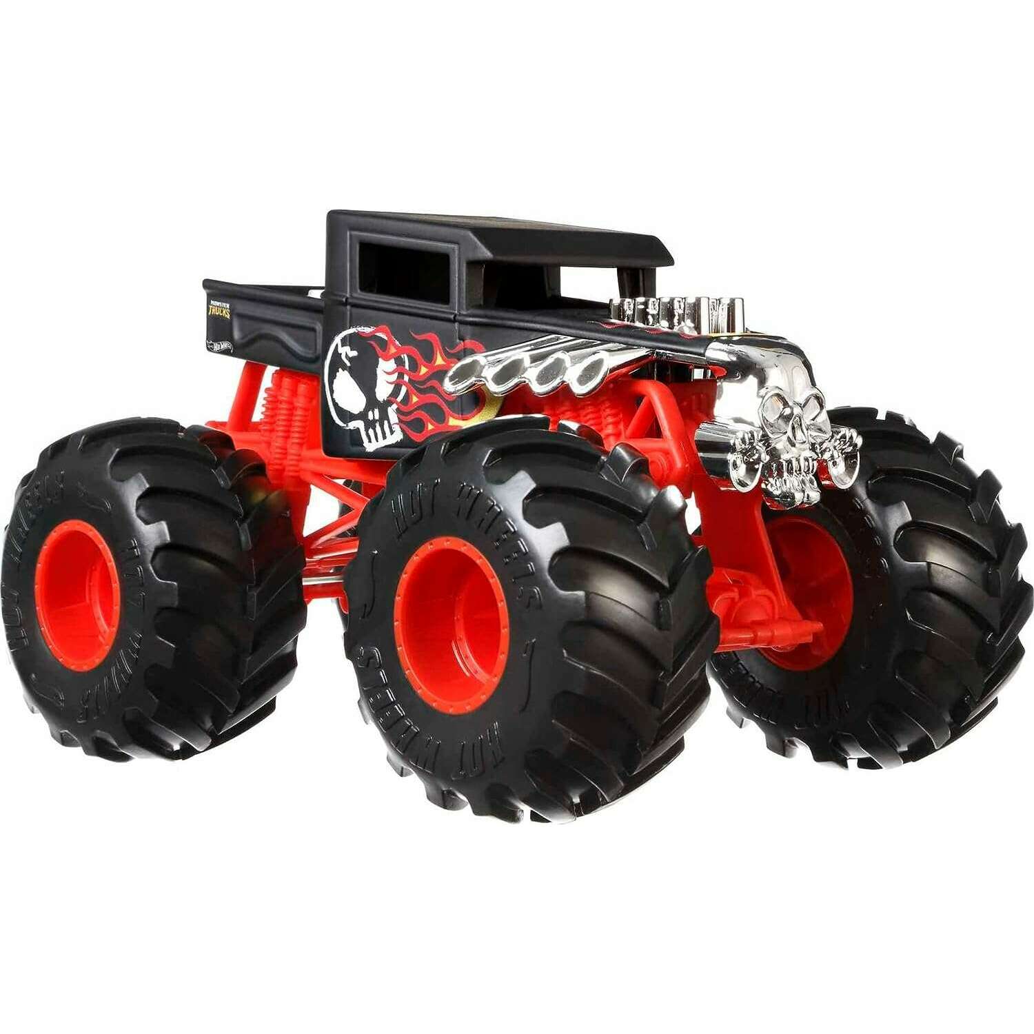 Toys N Tuck:Hot Wheels Monster Trucks Oversized - Bone Shaker,Hot Wheels