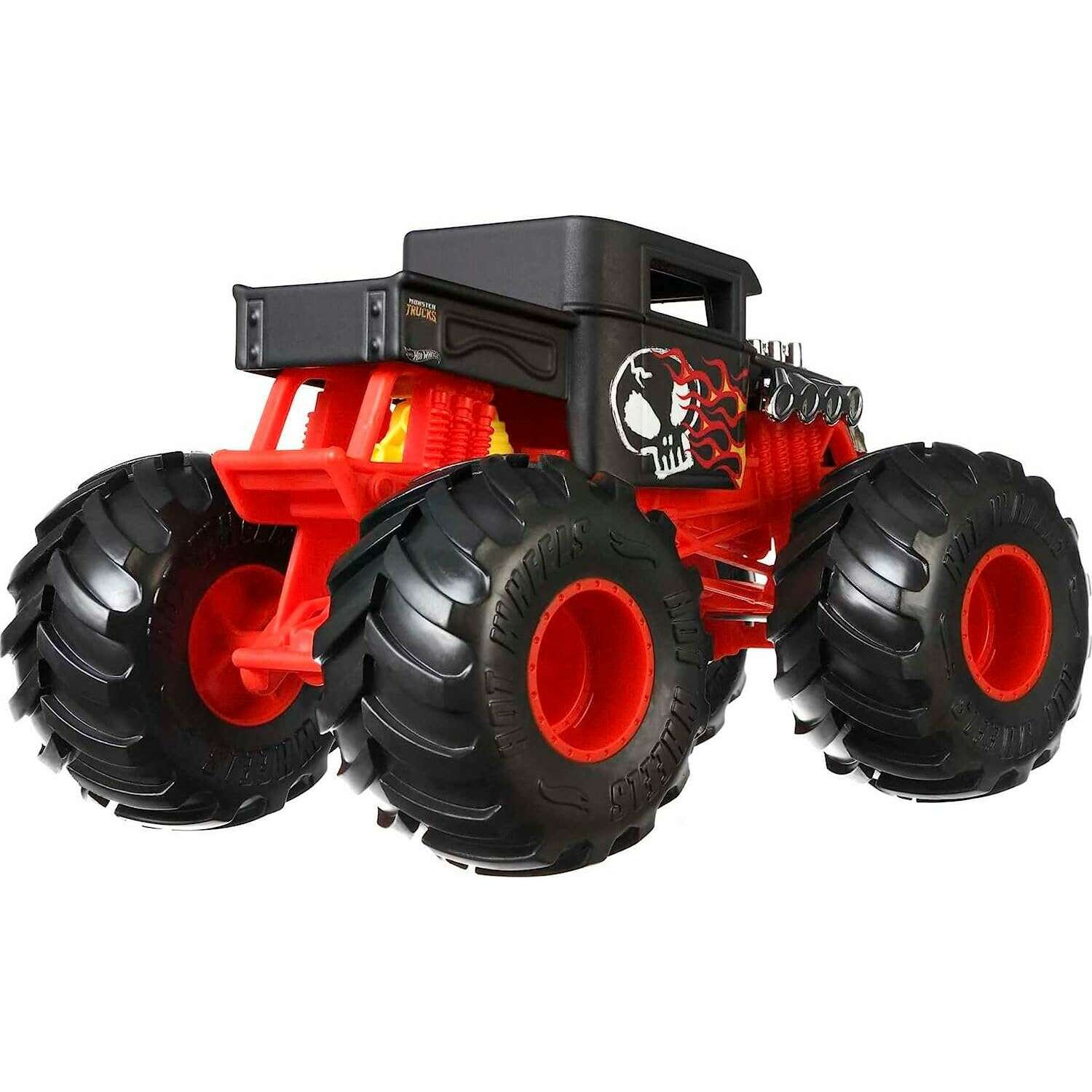 Toys N Tuck:Hot Wheels Monster Trucks Oversized - Bone Shaker,Hot Wheels