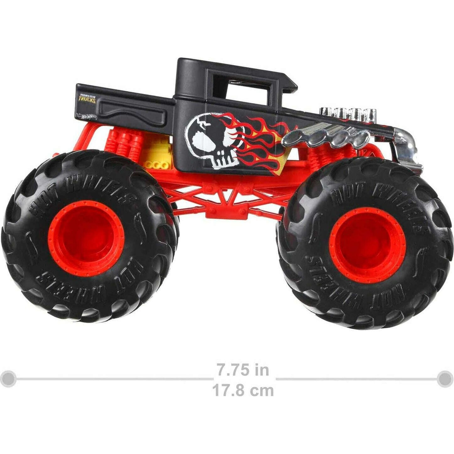 Toys N Tuck:Hot Wheels Monster Trucks Oversized - Bone Shaker,Hot Wheels