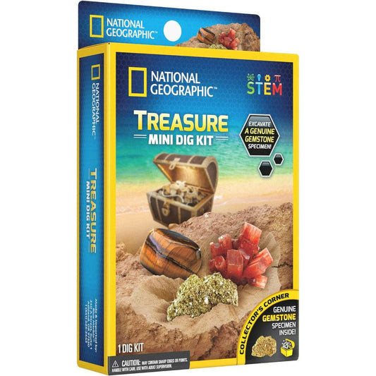 Toys N Tuck:National Geographic - Treasure Mini Dig Kit,National Geographic