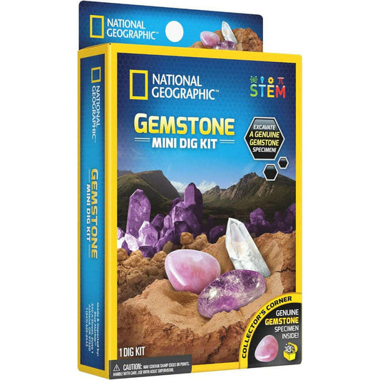 Toys N Tuck:National Geographic - Gemstone Mini Dig Kit,National Geographic