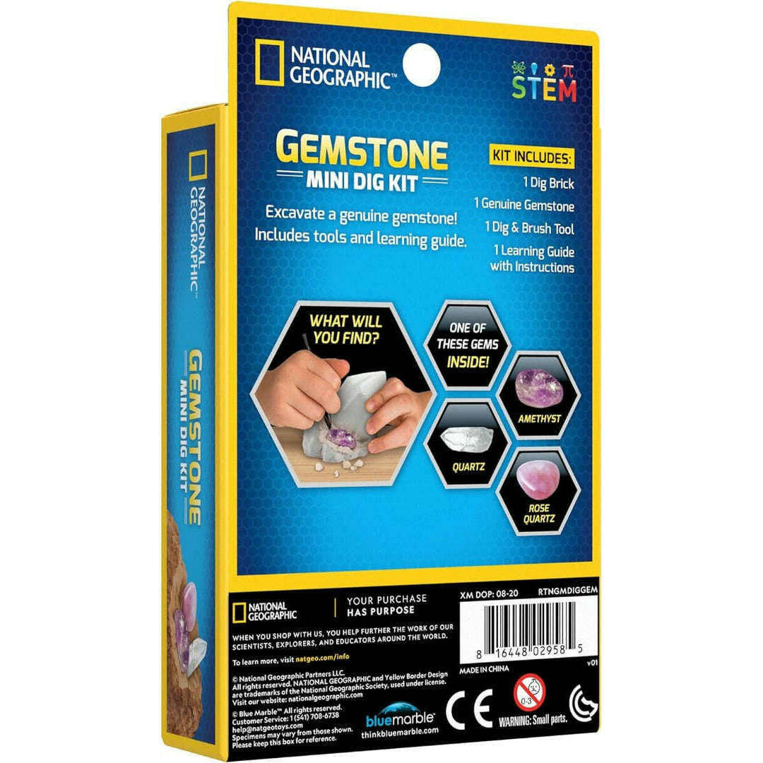 Toys N Tuck:National Geographic - Gemstone Mini Dig Kit,National Geographic