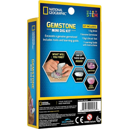 Toys N Tuck:National Geographic - Gemstone Mini Dig Kit,National Geographic