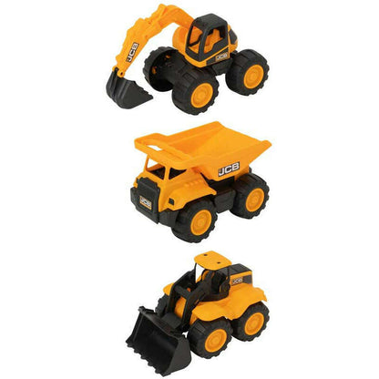 Toys N Tuck:Teamsterz JCB Tough Trucks 3 Pack,Teamsterz