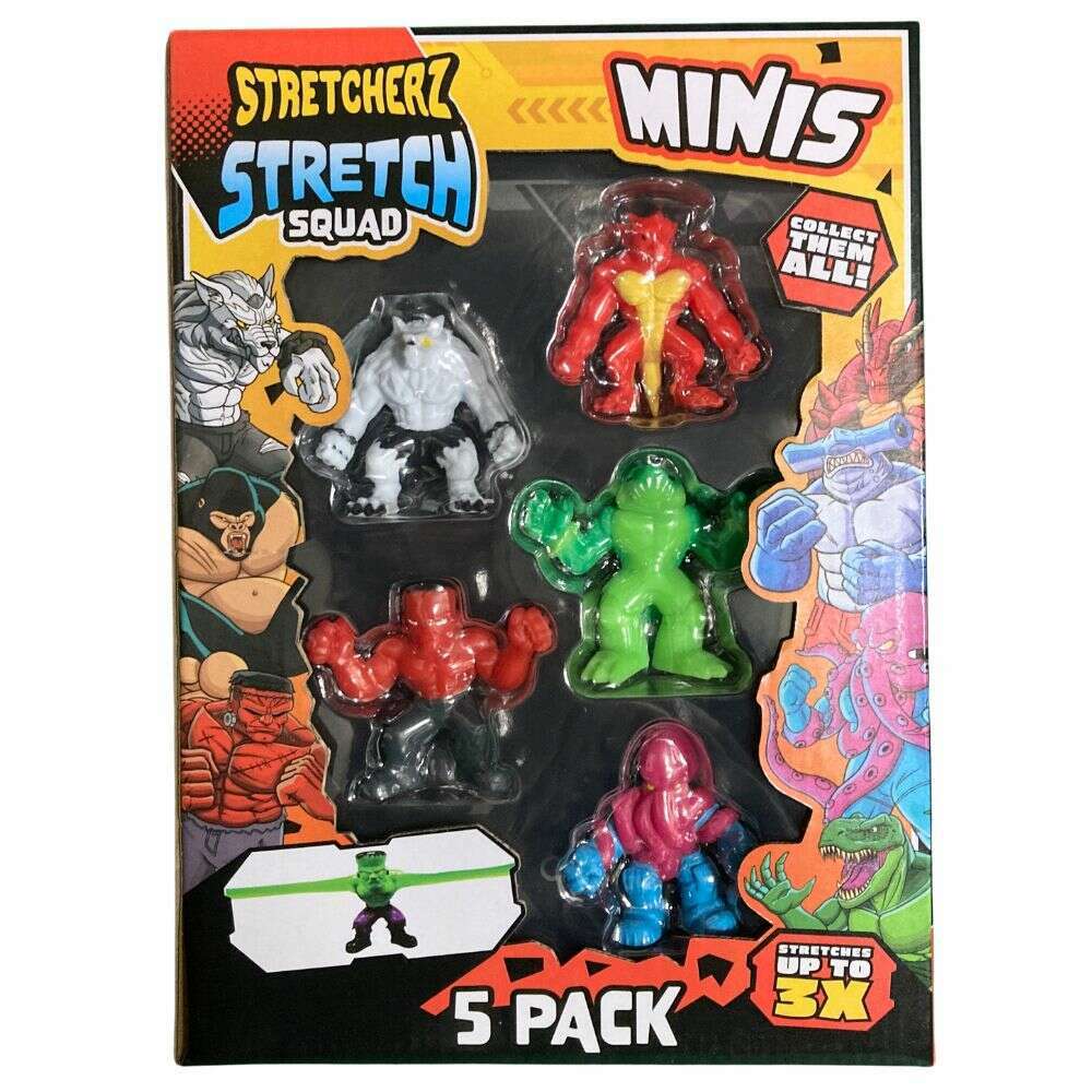 Toys N Tuck:Stretcherz Stretch Squad Minis 5 Figure Pack,Stretcherz