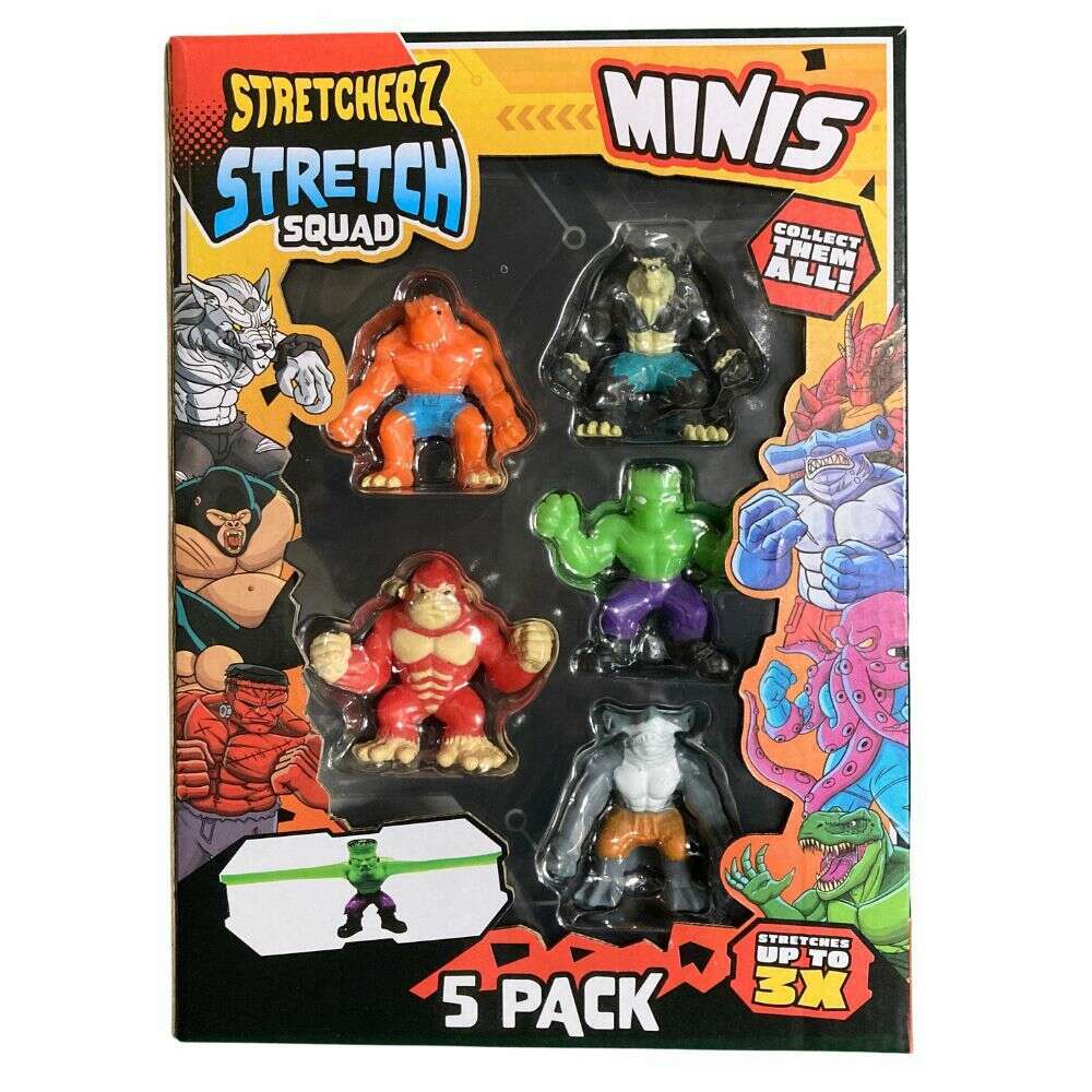 Toys N Tuck:Stretcherz Stretch Squad Minis 5 Figure Pack,Stretcherz
