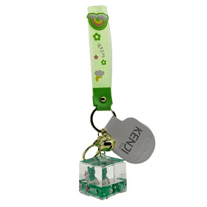 Toys N Tuck:Kenji Mima Cube Unibear Keyring,Kenji