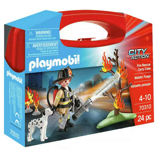 Toys N Tuck:Playmobil 70310 Fire Rescue Carry Case,Playmobil