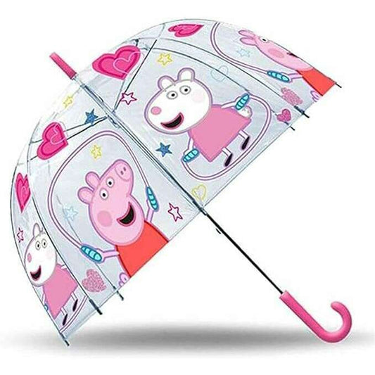 Toys N Tuck:Peppa Pig Transparent Umbrella,Peppa Pig