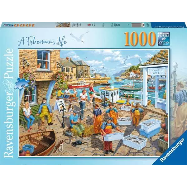 Toys N Tuck:Ravensburger 1000pc Puzzle A Fisherman's Life,Ravensburger