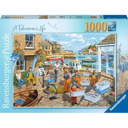 Toys N Tuck:Ravensburger 1000pc Puzzle A Fisherman's Life,Ravensburger