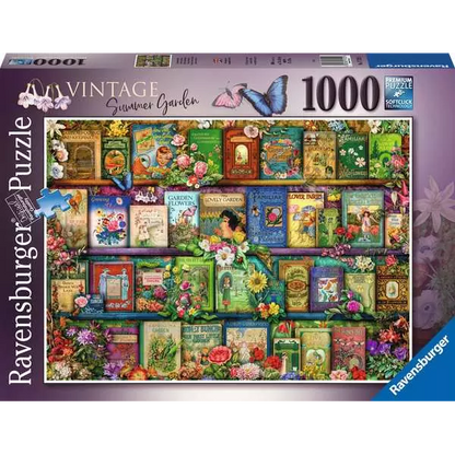 Toys N Tuck:Ravensburger 1000pc Puzzle Vintage Summer Garden,Ravensburger