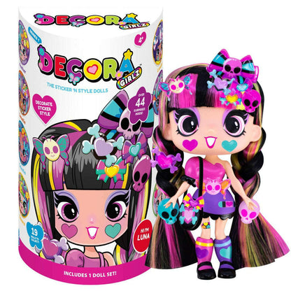 Toys N Tuck:Decora Girlz Sticker 'N' Style Series 1 - Luna,Decora Girlz