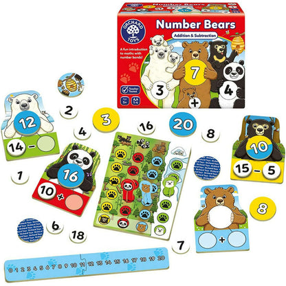 Toys N Tuck:Orchard Toys Number Bears Addition & Subtraction,Orchard Toys