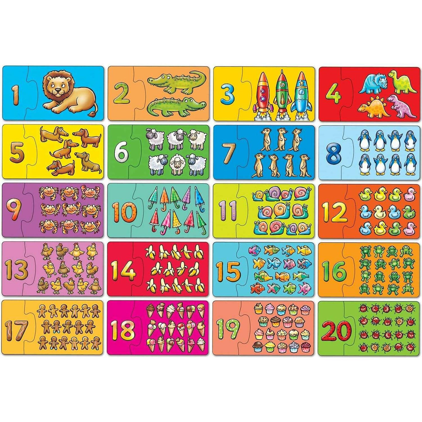 Toys N Tuck:Orchard Toys Match and Count Activity Puzzles,Orchard Toys