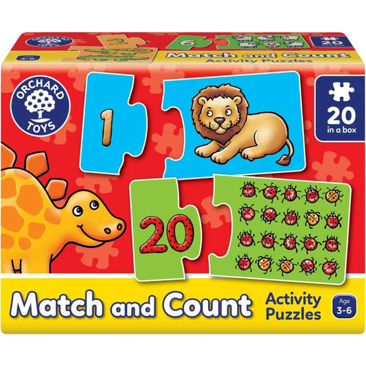 Toys N Tuck:Orchard Toys Match and Count Activity Puzzles,Orchard Toys