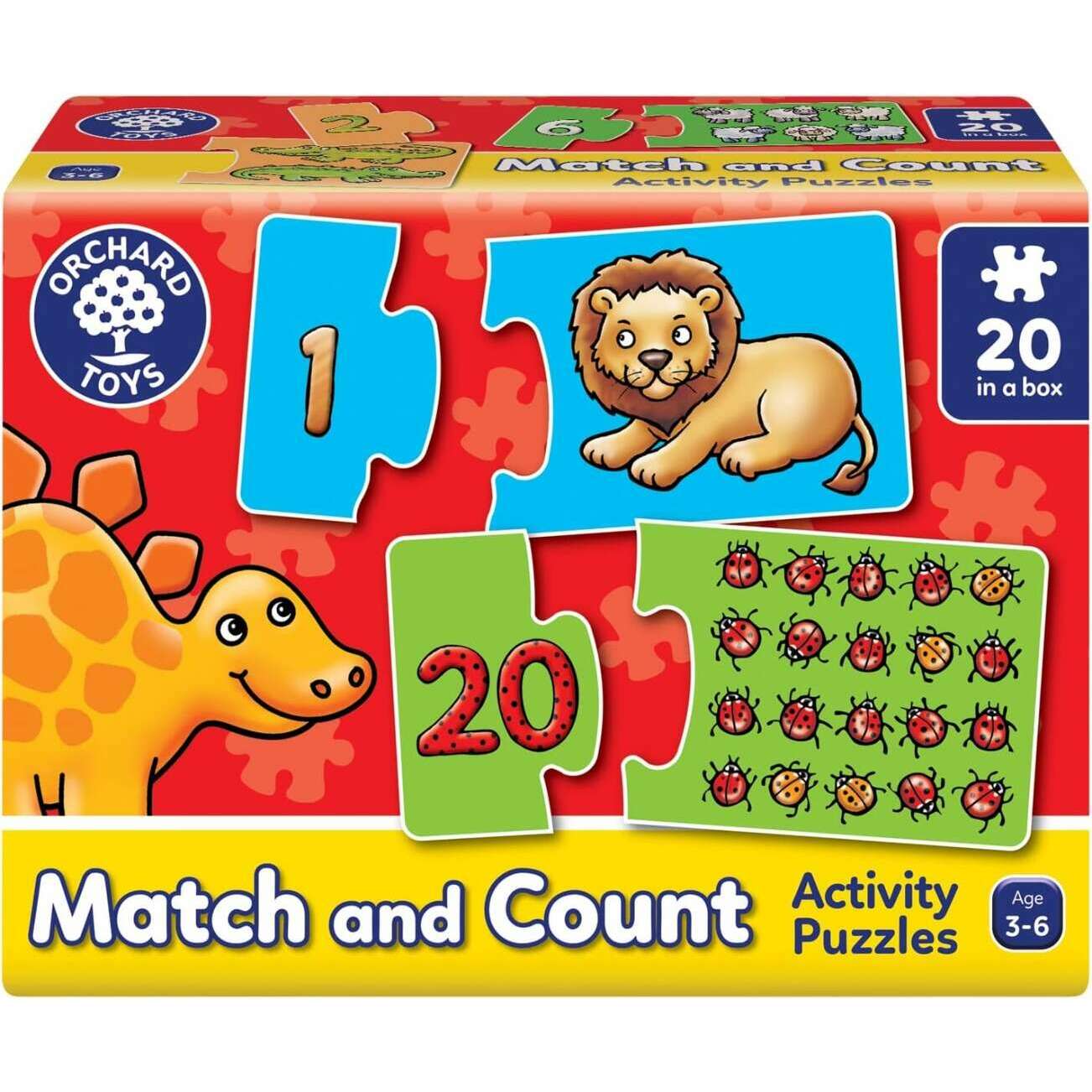 Toys N Tuck:Orchard Toys Match and Count Activity Puzzles,Orchard Toys