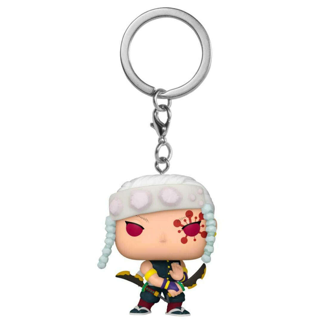 Toys N Tuck:Funko Pocket Pop Keychain - Demon Slayer - Tengen Uzui,Demon Slayer