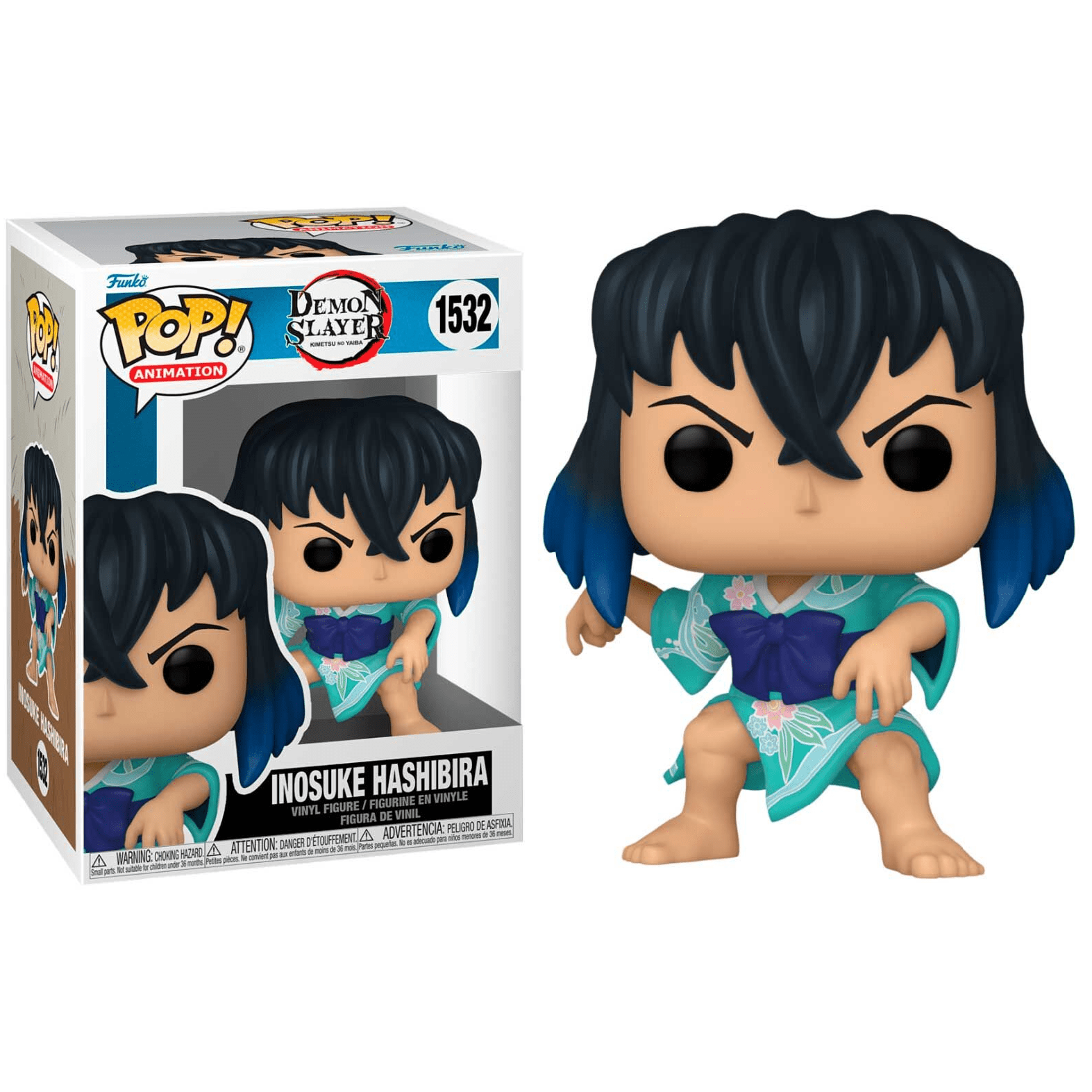 Toys N Tuck:Pop Vinyl - Demon Slayer - Inosuke Hashibira 1532,Demon Slayer