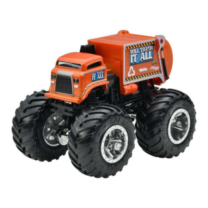 Toys N Tuck:Hot Wheels Monster Trucks Demolition Doubles - Gotta Dump Vs Will Trash It All,Hot Wheels