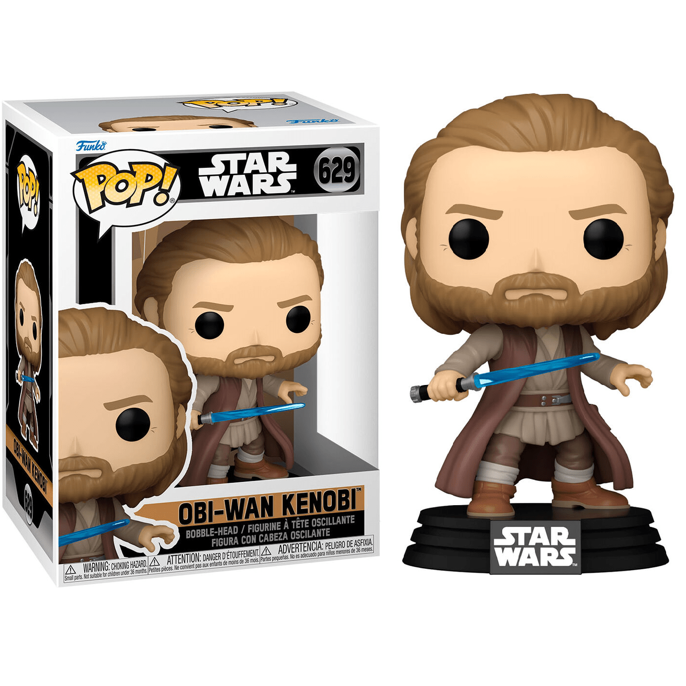 Toys N Tuck:Pop Vinyl - Star Wars - Obi-Wan Kenobi 629,Star Wars