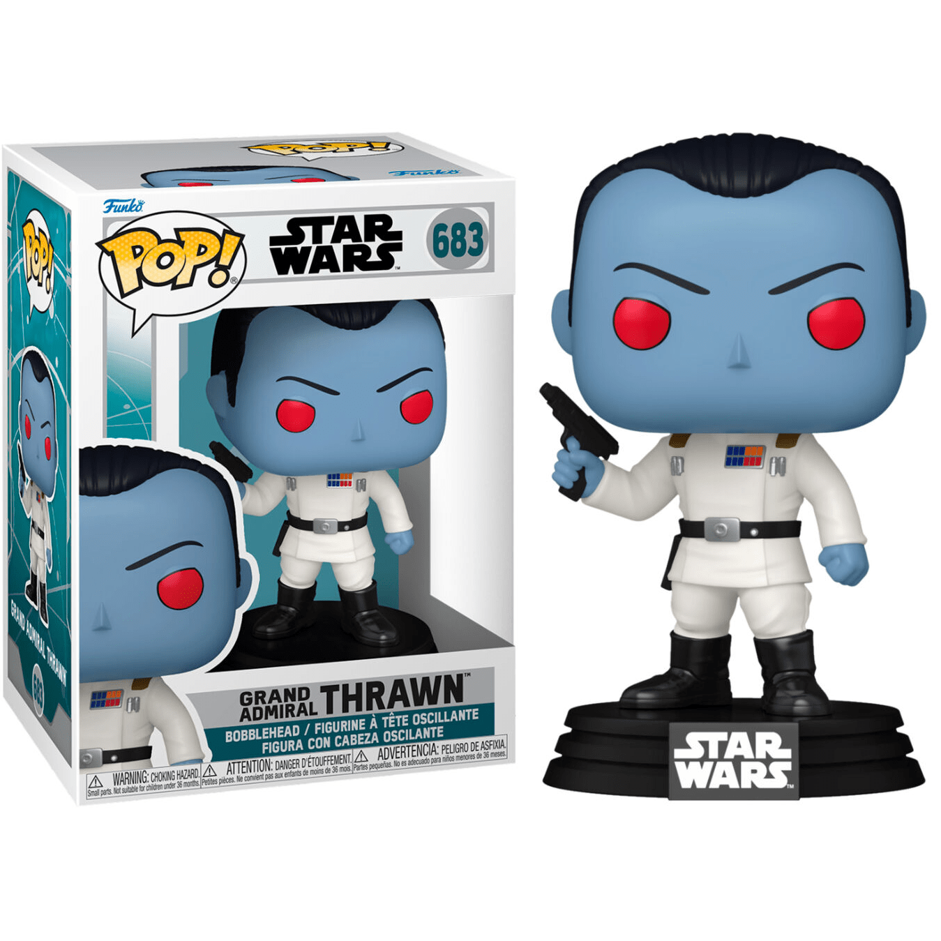 Toys N Tuck:Pop Vinyl - Star Wars - Grand Admiral Thrawn 683,Star Wars