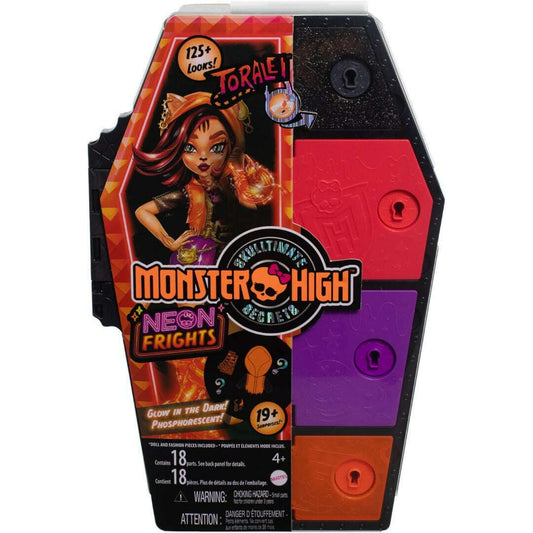 Toys N Tuck:Monster High Skulltimate Secrets Toralei Doll With Dress-Up Locker,Monster High