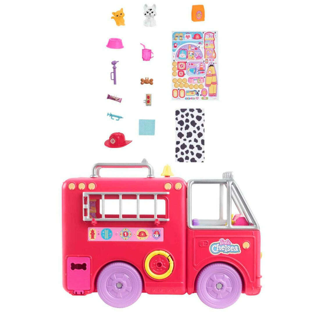 Toys N Tuck:Barbie Chelsea Fire Truck Playset,Barbie