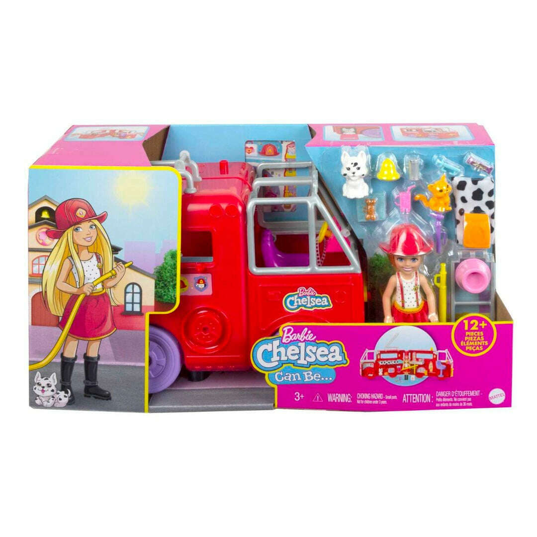 Toys N Tuck:Barbie Chelsea Fire Truck Playset,Barbie