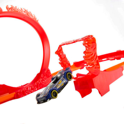 Toys N Tuck:Hot Wheels Track Builder Flame Stunt Pack,Hot Wheels