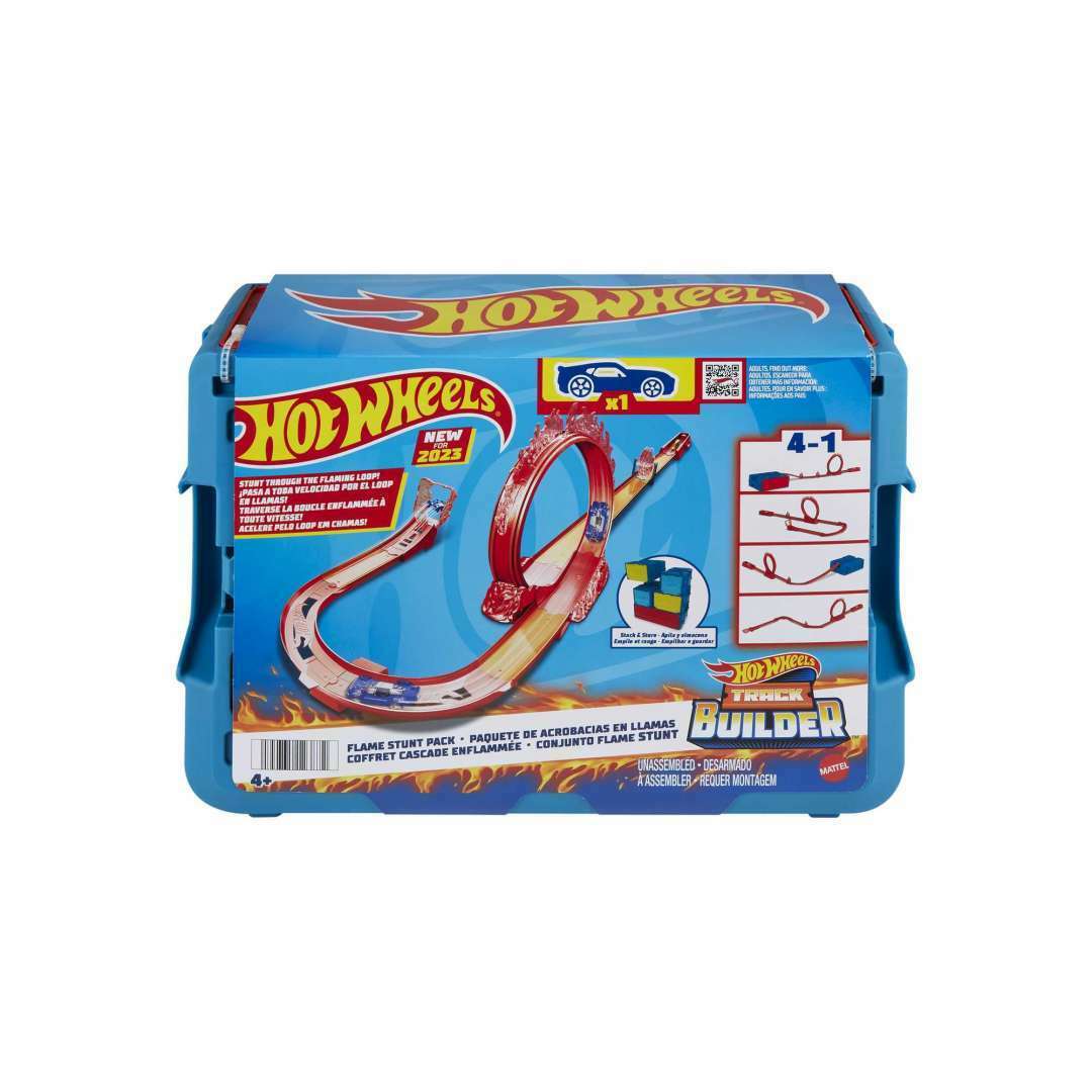 Toys N Tuck:Hot Wheels Track Builder Flame Stunt Pack,Hot Wheels