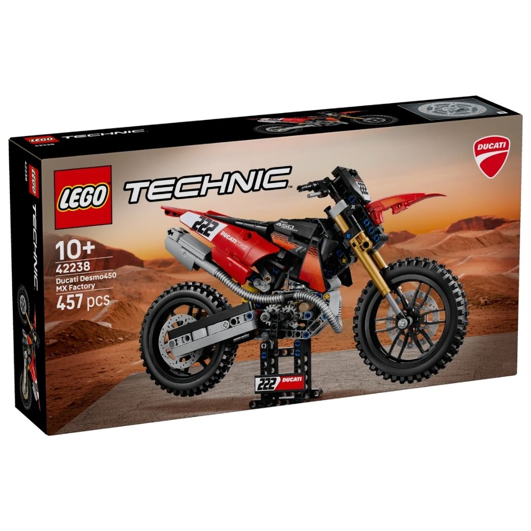 Lego 42238 Technic Ducati Desmo450 MX Factory Motorcycle