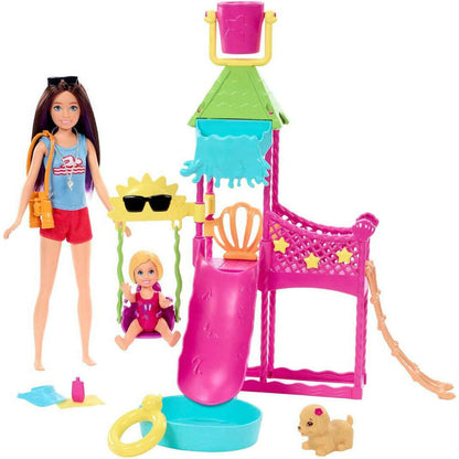 Toys N Tuck:Barbie Skipper First Jobs Water Park Playset,Barbie